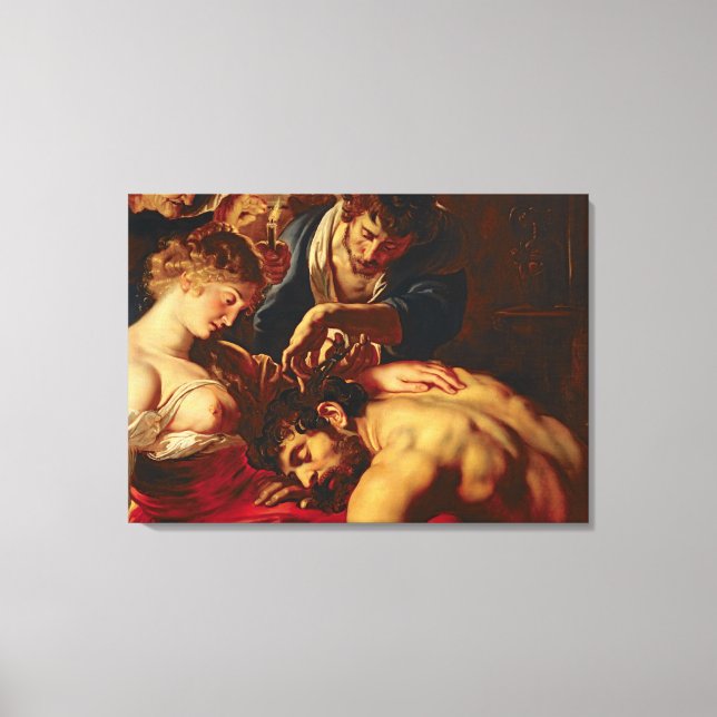 Samson and Delilah, c.1609 Canvas Print (Front)