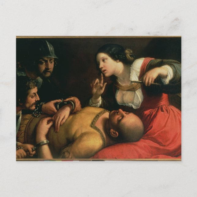 Samson and Delilah Postcard (Front)