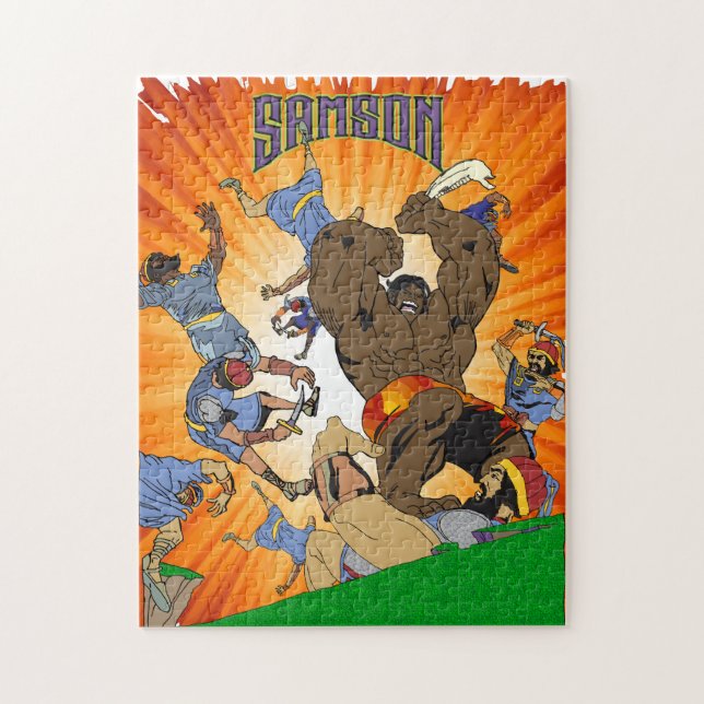 Samson and the Philistines Jigsaw Puzzle (Vertical)