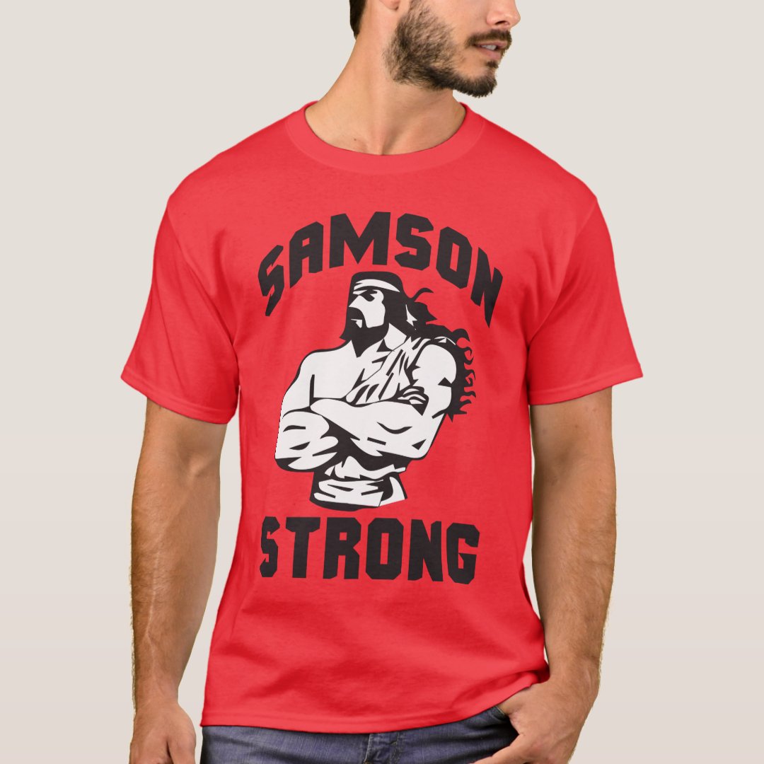 Samson Strong - Bodybuilding T-Shirt | Zazzle