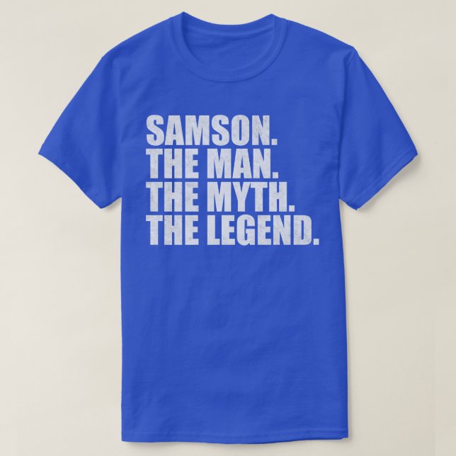SamsonSamson Name Samson given name T-Shirt (Design Front)