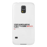 Your NameKAMOHO StreetTHUSONG  Samsung Galaxy Nexus Cases