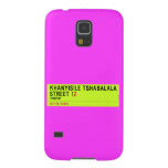 Khanyisile Tshabalala Street  Samsung Galaxy Nexus Cases