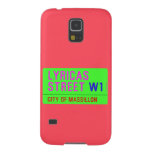 lyricas Street  Samsung Galaxy Nexus Cases
