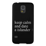 keep calm  and date a islander  Samsung Galaxy Nexus Cases
