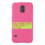 miley micklesson bond street  Samsung Galaxy Nexus Cases