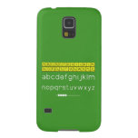 ABCDEFGHIJKLM
 NOPQSTUVWXYZ
 abcdefghijklm
 nopqrstuvwxyz  Samsung Galaxy Nexus Cases
