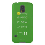 M-money
 e-end
 n-new
 z-zone
 i-in
   Samsung Galaxy Nexus Cases