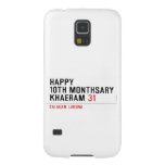 Happy 10th Monthsary Khaeram  Samsung Galaxy Nexus Cases