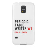 Periodic Table Writer  Samsung Galaxy Nexus Cases