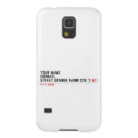 Your Name ishmael Street orange farm dzk 3  Samsung Galaxy Nexus Cases