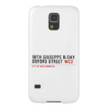 18th Giuseppe B-Day OXFORD STREET  Samsung Galaxy Nexus Cases