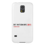 DEF:INITION NYE  Samsung Galaxy Nexus Cases