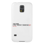 Your Name Street HEBRON ft MABOPANE  Samsung Galaxy Nexus Cases