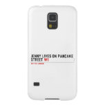Jenny lives on pancake Street  Samsung Galaxy Nexus Cases