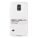 PEOPLE LOVES E  Samsung Galaxy Nexus Cases
