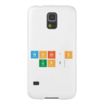what's 
 up?  Samsung Galaxy Nexus Cases