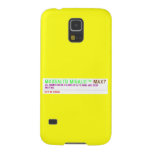 MAXSALTO MIGAL®™  Samsung Galaxy Nexus Cases