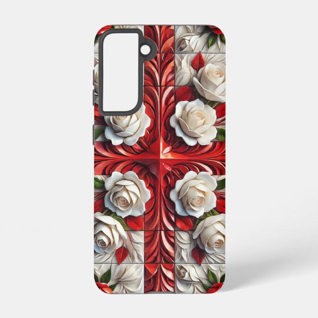 Samsung Galaxy S21 Case English Roses (Back)