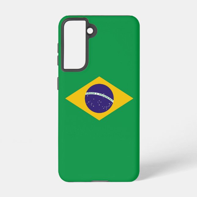 Samsung Galaxy S21 Case Flag of Brazil (Back)