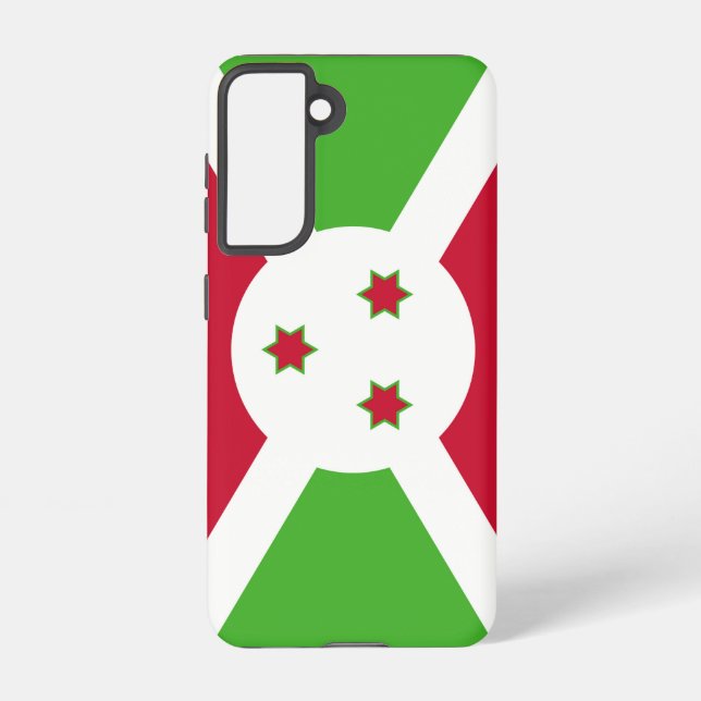 Samsung Galaxy S21 Case Flag of Burundi (Back)