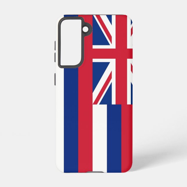 Samsung Galaxy S21 Case Flag of Hawaii, U.S.A. (Back)