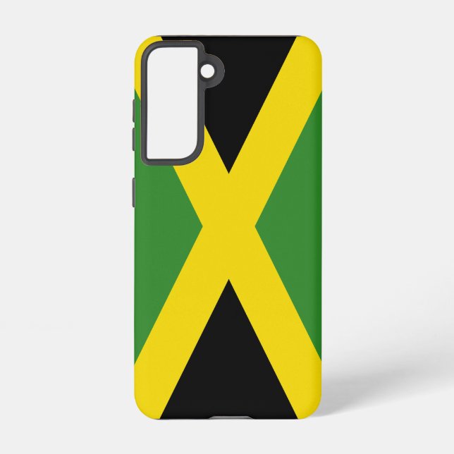 Samsung Galaxy S21 Case Flag of Jamaica (Back)