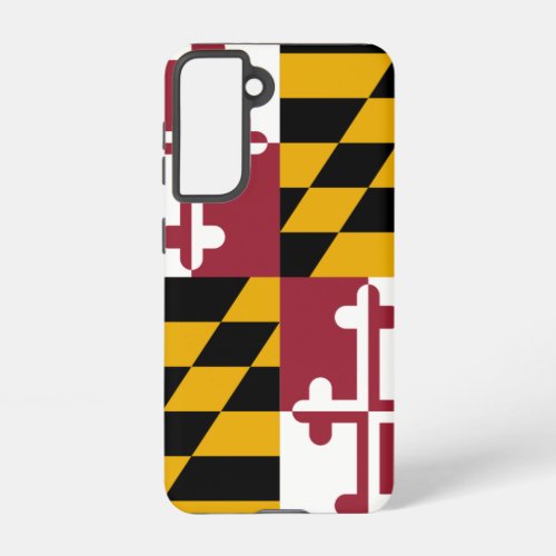 Samsung Galaxy S21 Case Flag of Maryland USA