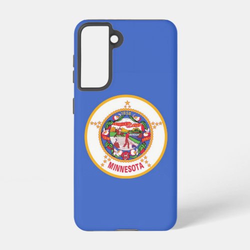 Samsung Galaxy S21 Case Flag of Minnesota