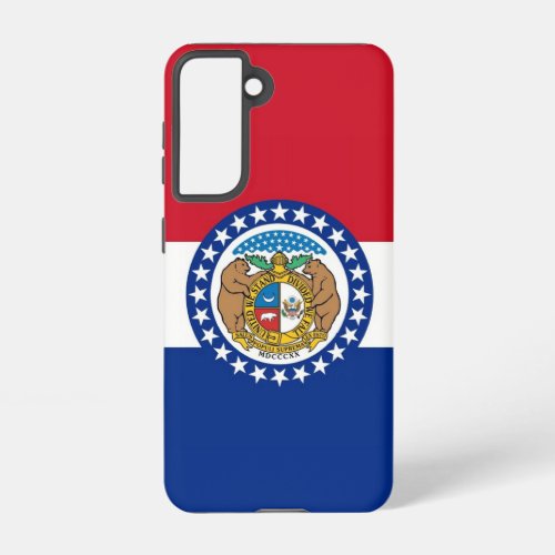 Samsung Galaxy S21 Case Flag of Missouri