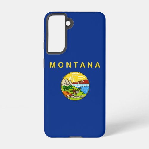 Samsung Galaxy S21 Case Flag of Montana