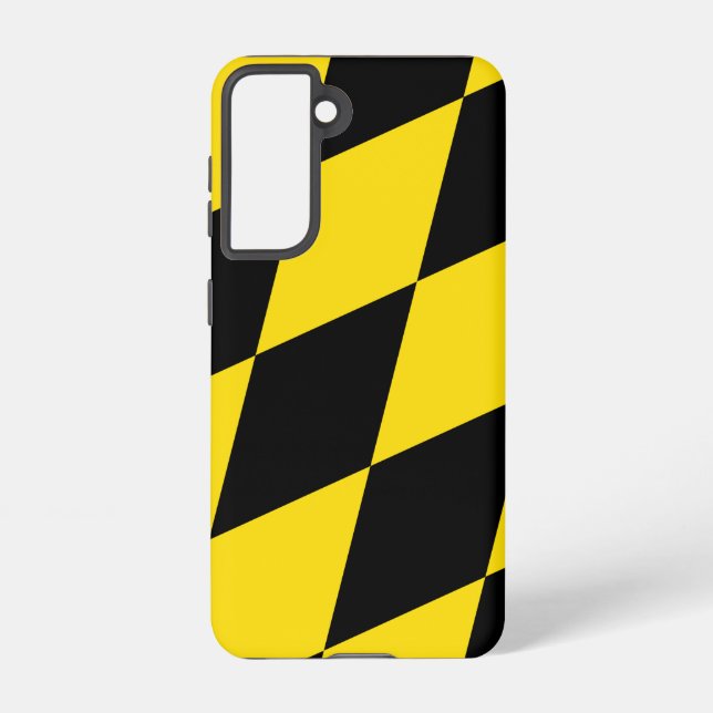 Samsung Galaxy S21 Case Flag of Munich, Germany (Back)