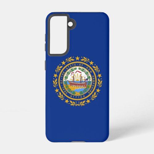 Samsung Galaxy S21 Case Flag of New Hampshire