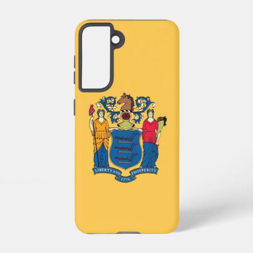 Samsung Galaxy S21 Case Flag of New Jersey