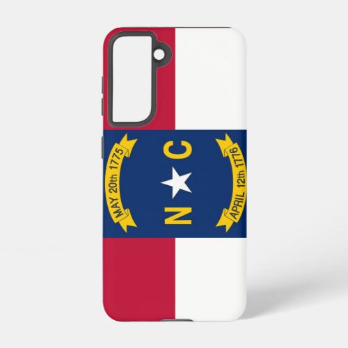 Samsung Galaxy S21 Case Flag of North Carolina