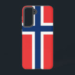 Samsung Galaxy S21 Case Flag of Norway<br><div class="desc">Enhance your Samsung Galaxy S21 with our exclusive phone cover featuring the bold and iconic flag of Norway. Crafted with precision and care, this cover not only safeguards your device but also celebrates Norway's rich cultural heritage. The design prominently showcases the distinctive red, white, and blue cross, symbolizing Norway's history,...</div>