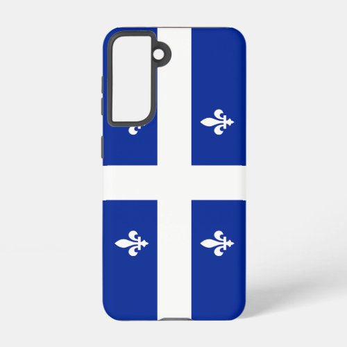 Samsung Galaxy S21 Case Flag of Quebec Canada