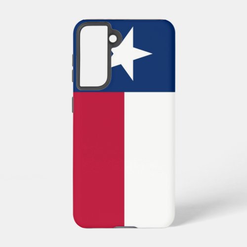 Samsung Galaxy S21 Case Flag of Texas