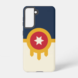 Samsung Galaxy S21 Case Flag of Tulsa, Oklahoma