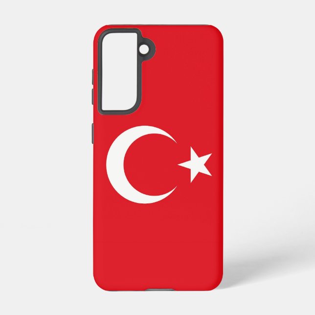 Samsung Galaxy S21 Case Flag of Turkey (Back)