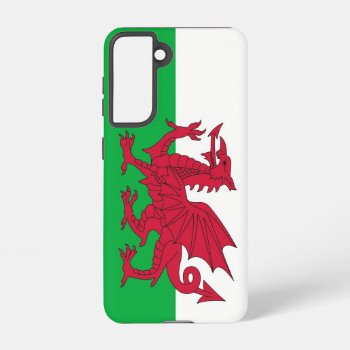 Samsung Galaxy S21 Case Flag Of Wales by AllFlags at Zazzle