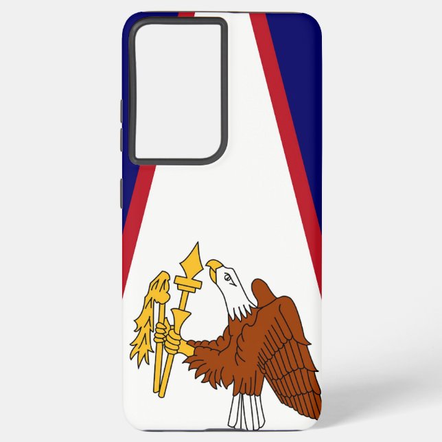 Samsung Galaxy S21 Plus Case American Samoa flag (Back)