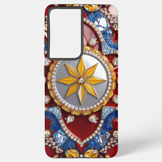 Samsung Galaxy S21 Plus Case Bahamas Colors (Back)