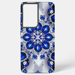 Samsung Galaxy S21 Plus Case Blue White Colors