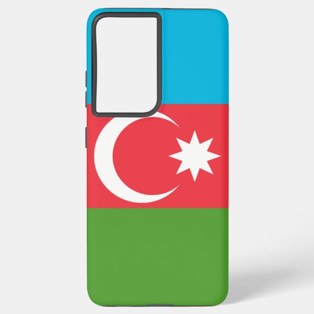 Samsung Galaxy S21 Plus Case flag of Azerbaijan (Back)