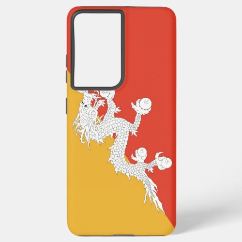 Samsung Galaxy S21 Plus Case flag of Bhutan