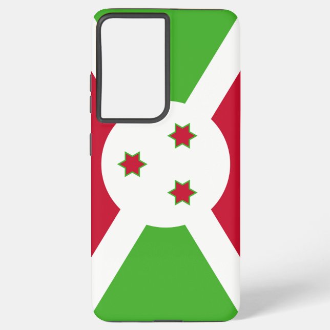 Samsung Galaxy S21 Plus Case flag of Burundi (Back)