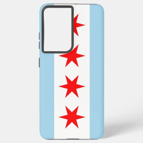 Samsung Galaxy S21 Plus Case Flag of Chicago