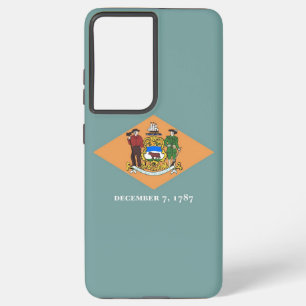 Samsung Galaxy S21 Plus Case Flag of Delaware
