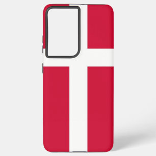 Samsung Galaxy S21 Plus Case flag of Denmark